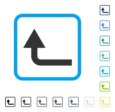 İleri çerçeveli vektör simge açmak