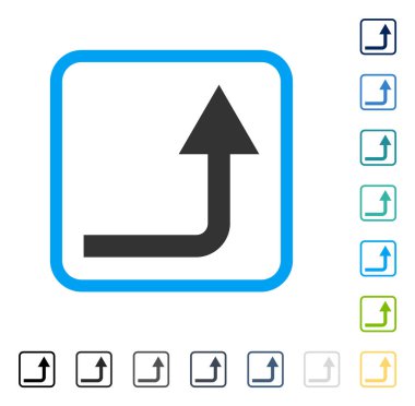 İleri çerçeveli vektör simge açmak