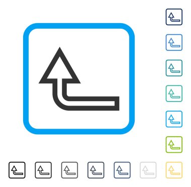 Çerçeveli vektör simge kadar açmak