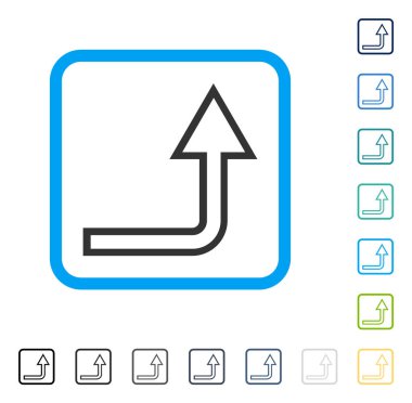 Çerçeveli vektör simge kadar açmak