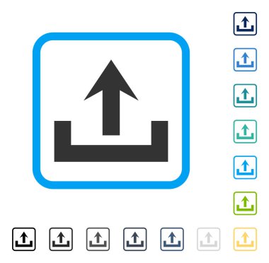 Çerçeveli vektör simge yüklemek