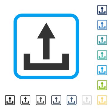 Çerçeveli vektör simge yüklemek