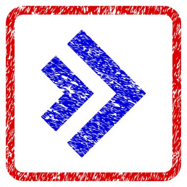 Üst karakter doğru Grunge simgesi çerçeveli