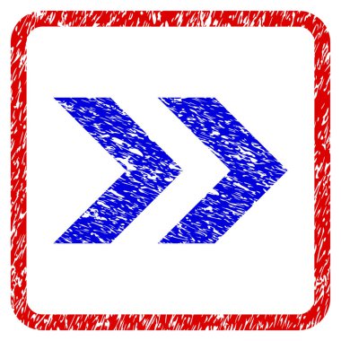 Üst karakter doğru Grunge simgesi çerçeveli