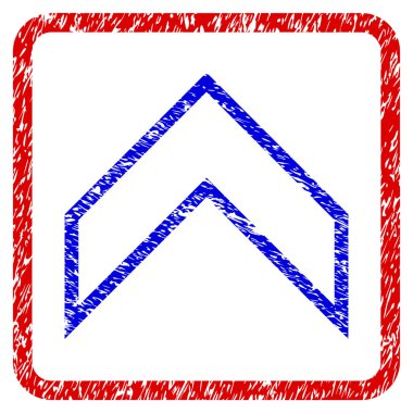 Ok ucu kadar Grunge simgesi çerçeveli