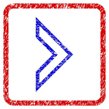 Ok ucu sağ Grunge simgesi çerçeveli