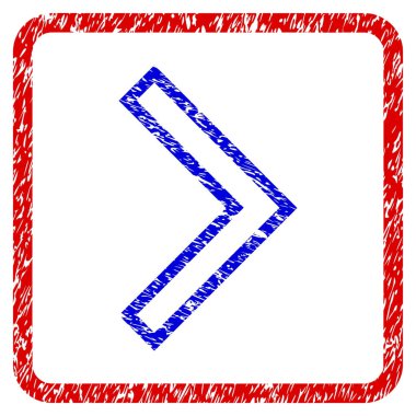 Ok ucu sağ Grunge simgesi çerçeveli