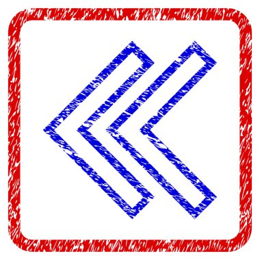 Shift Sol Grunge simgesi çerçeveli