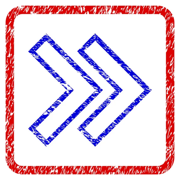 Üst karakter doğru Grunge simgesi çerçeveli