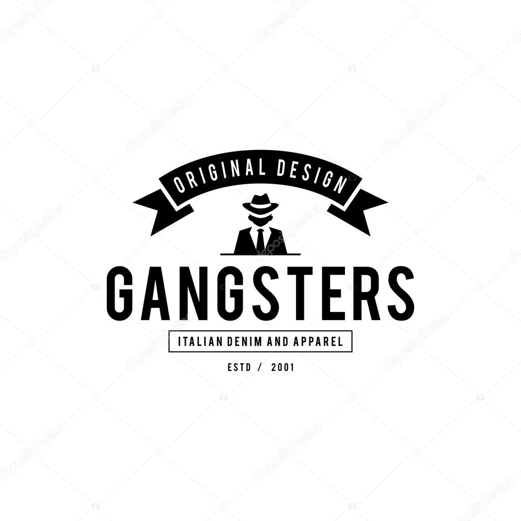 A great vintage and retro style mafia or ganster themed for your business