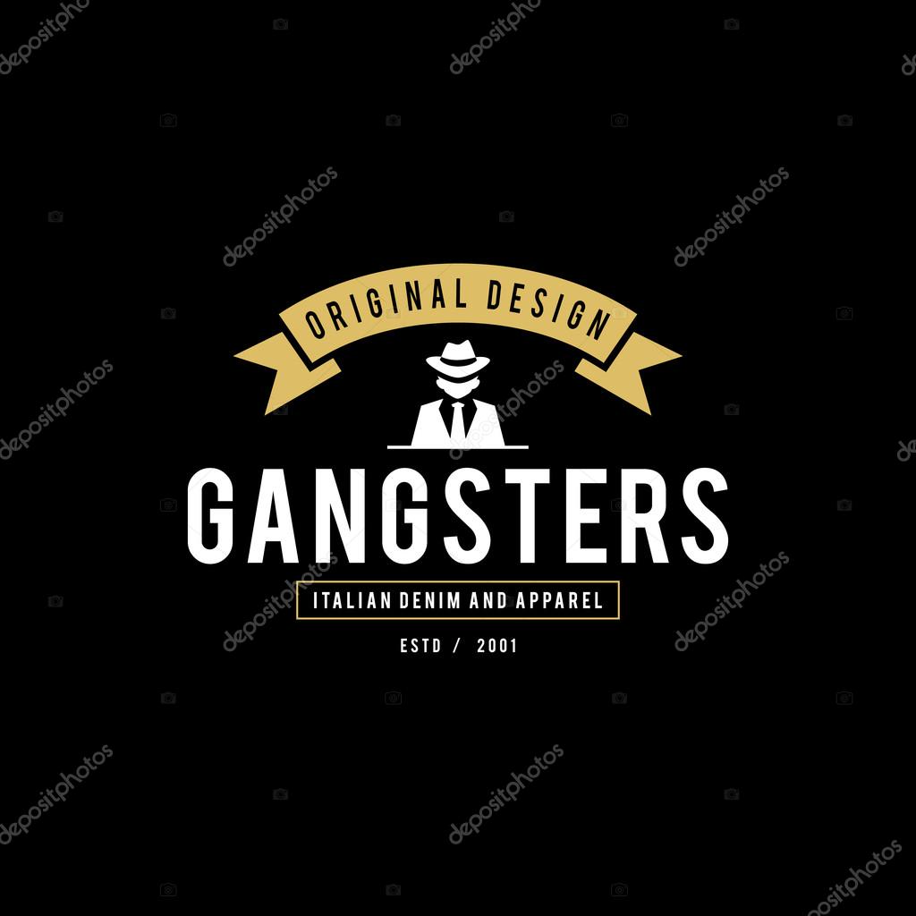 A great vintage and retro style mafia or ganster themed for your business