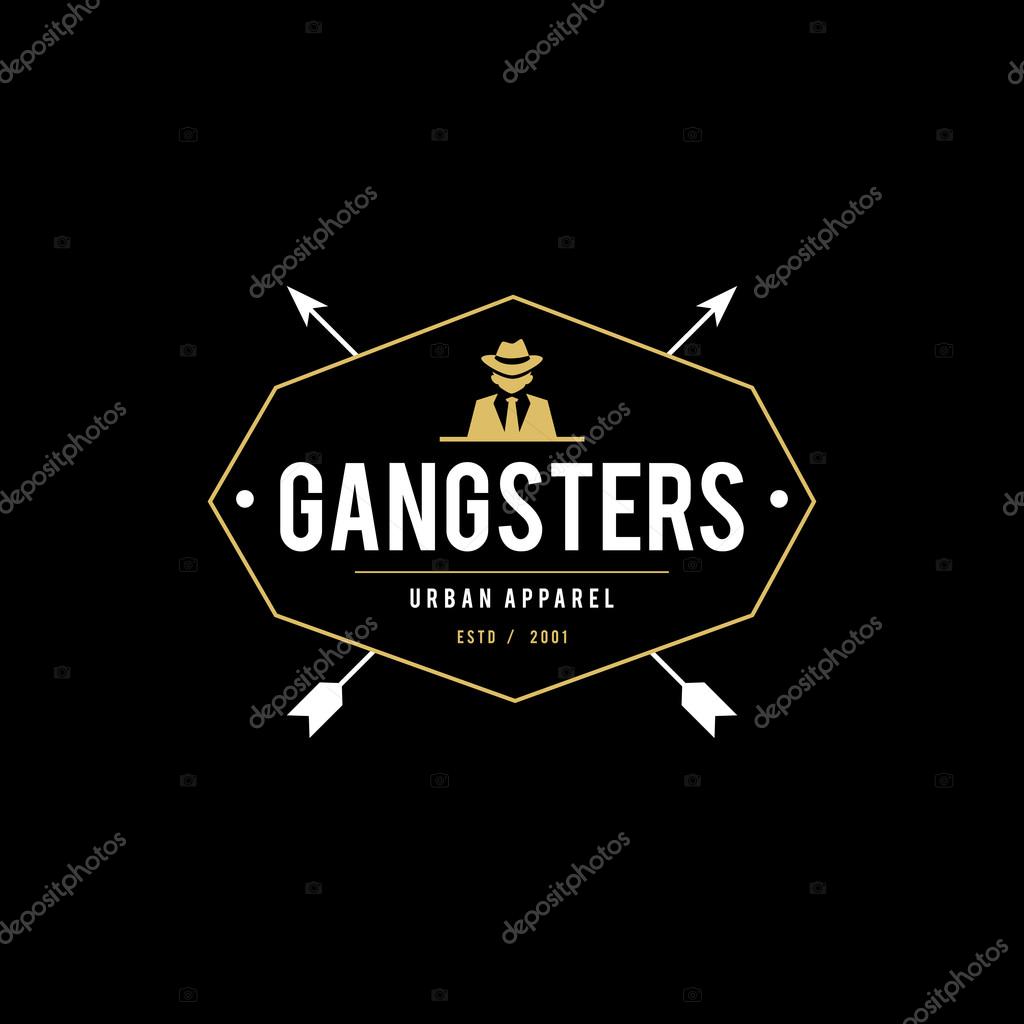 A great vintage and retro style mafia or ganster themed for your business