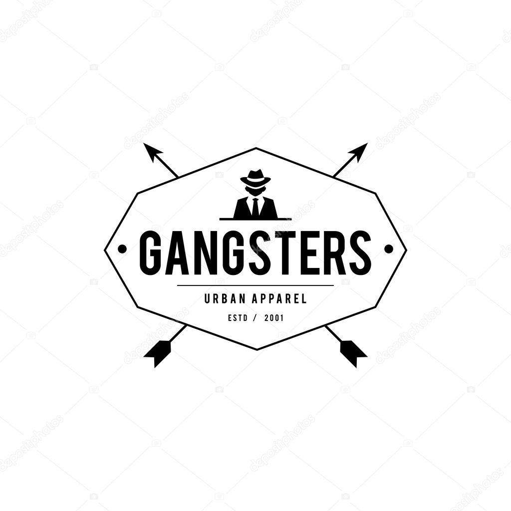A great vintage and retro style mafia or ganster themed for your business