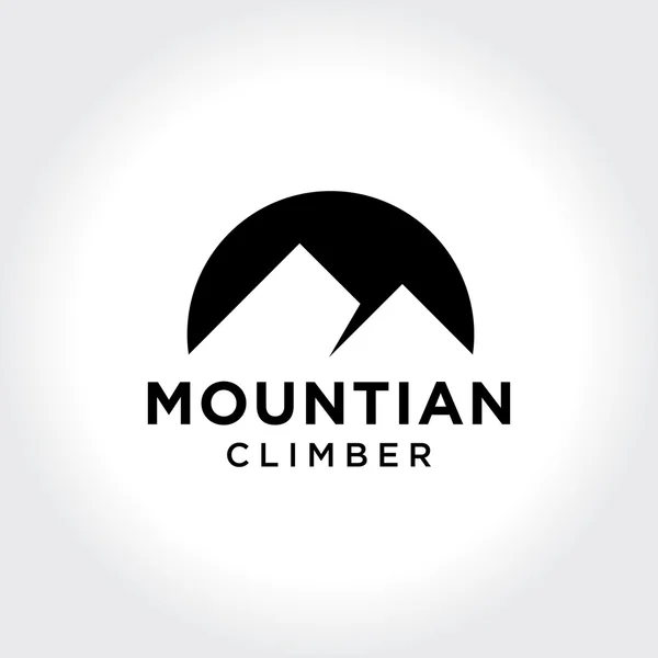 Minimalism Mountain Symbol — Stock Vector