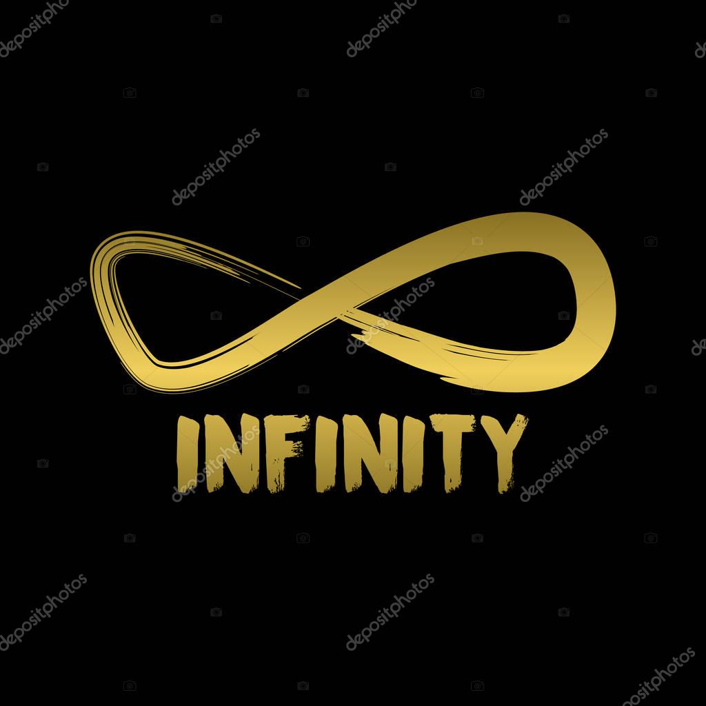 A great hand drawn infinity symbol for your various business, easy to implement in different background without losing quality.