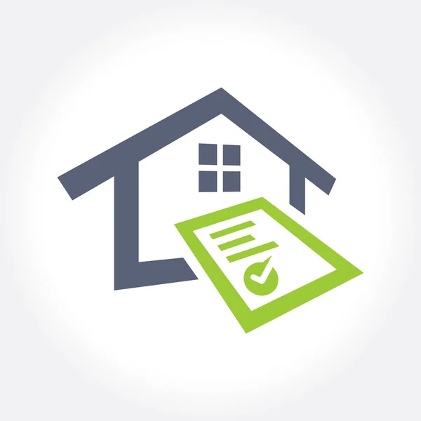 Vorlage für Home Inspection Logo — Stockvektor