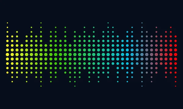 Música Logo concepto de onda de sonido, Tecnología de audio, Forma abstracta — Vector de stock