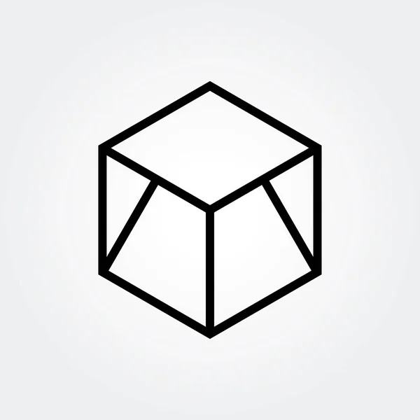 Símbolo hexagonal abstracto — Vector de stock