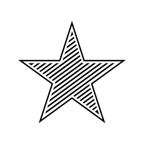 Stilistisk stjernesymbol – stockvektor