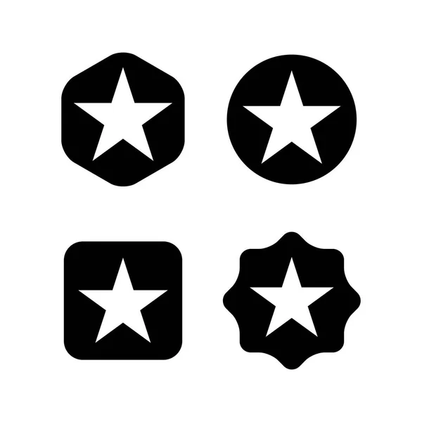 Ícone de símbolo de estrela elegante — Vetor de Stock