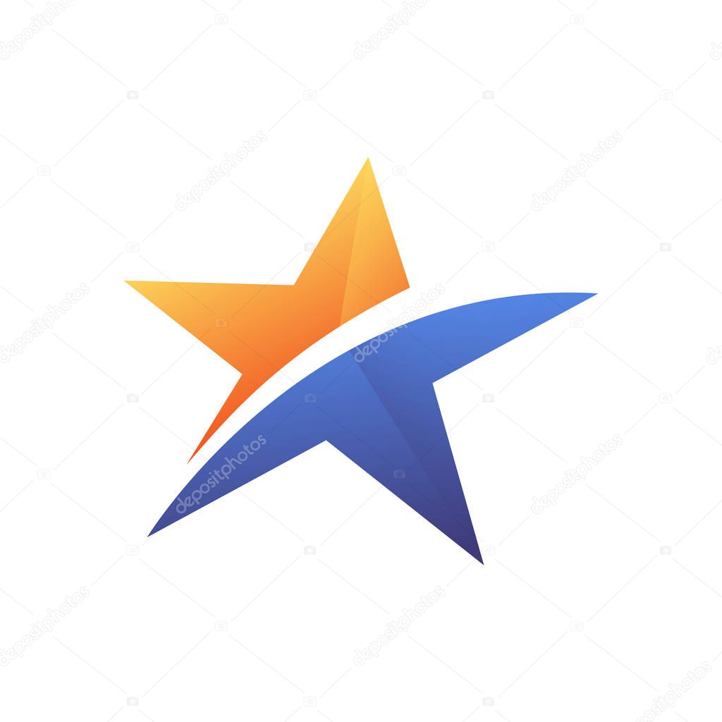 An creative star symbol for your business