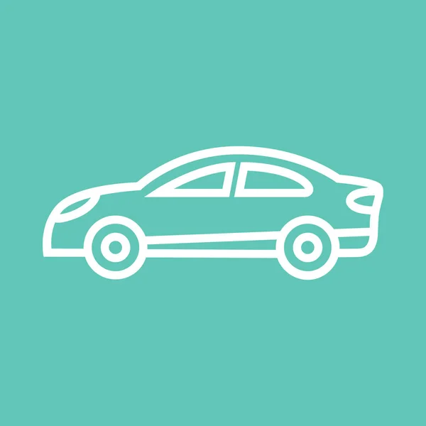 Αυτοκίνητο σύμβολο, εικονίδιο διανυσματική σχεδίαση — Διανυσματικό Αρχείο