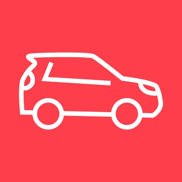 Símbolo del coche, icono vector de diseño — Vector de stock