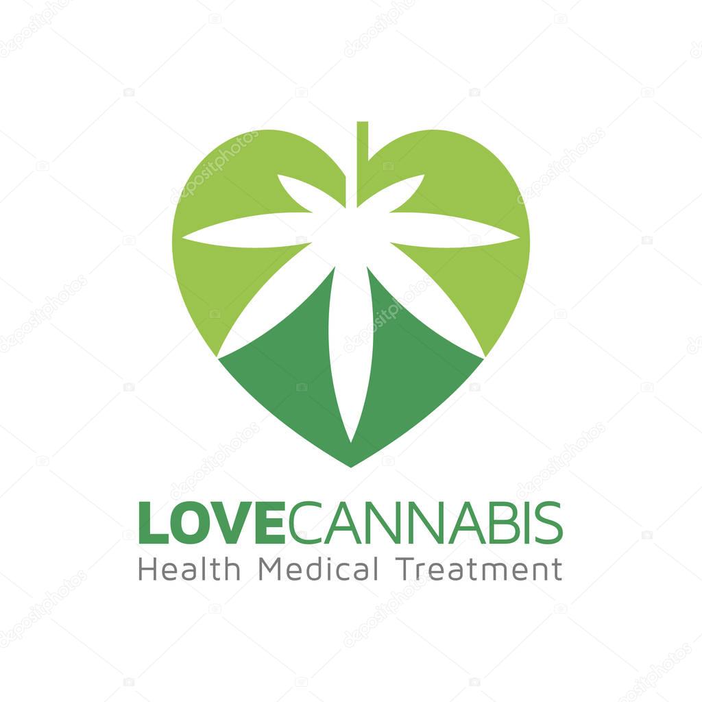 A great marijuana medical treatment symbol