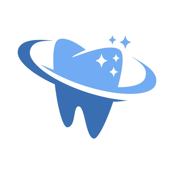 Diseño del logotipo del dentista dental — Archivo Imágenes Vectoriales