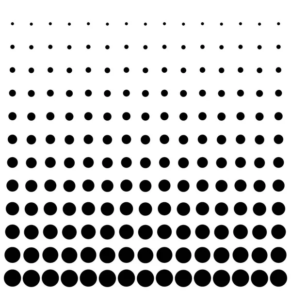 Círculo de pontos fundo de design padrão em preto e branco — Vetor de Stock