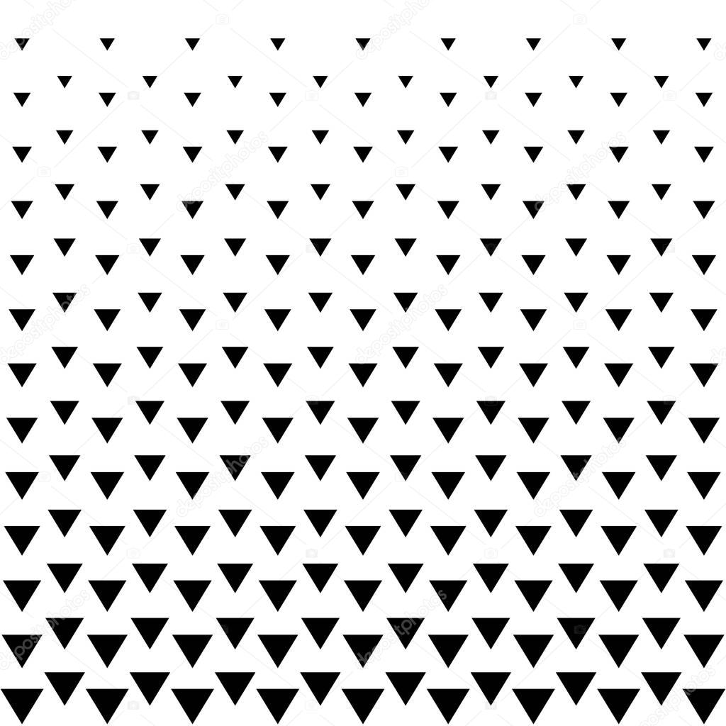 Triangle pattern design background in Black and white 
