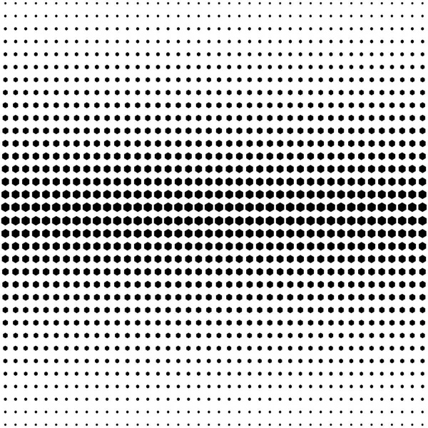 Hexagon half tone pattern background — Stock Vector