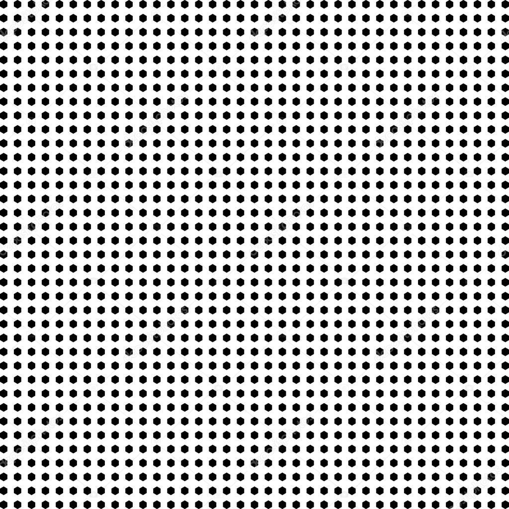 Hexagon half tone pattern background