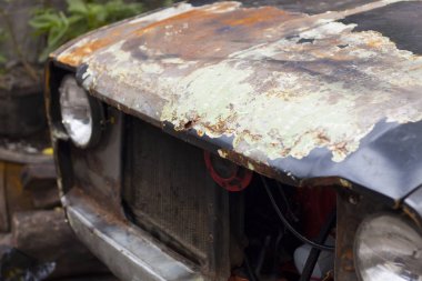 Paslı eski araba fotoğraf, Vintage Retro Otomotiv