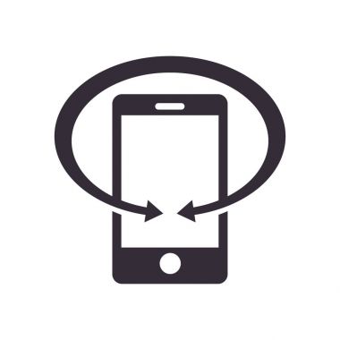 Cep telefonu teknoloji iş sembol tasarımı