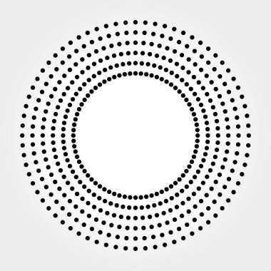 Yarım ton vektör çizim