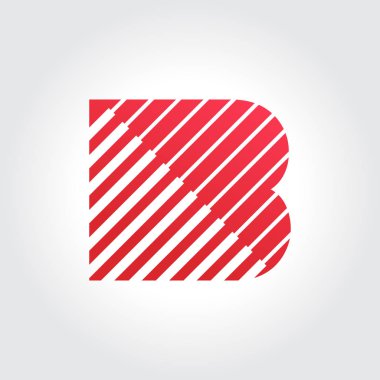 B harfi sembolü tasarım