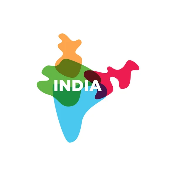 Kreative Indien Karte Vektor Vektor Eps — Stockvektor