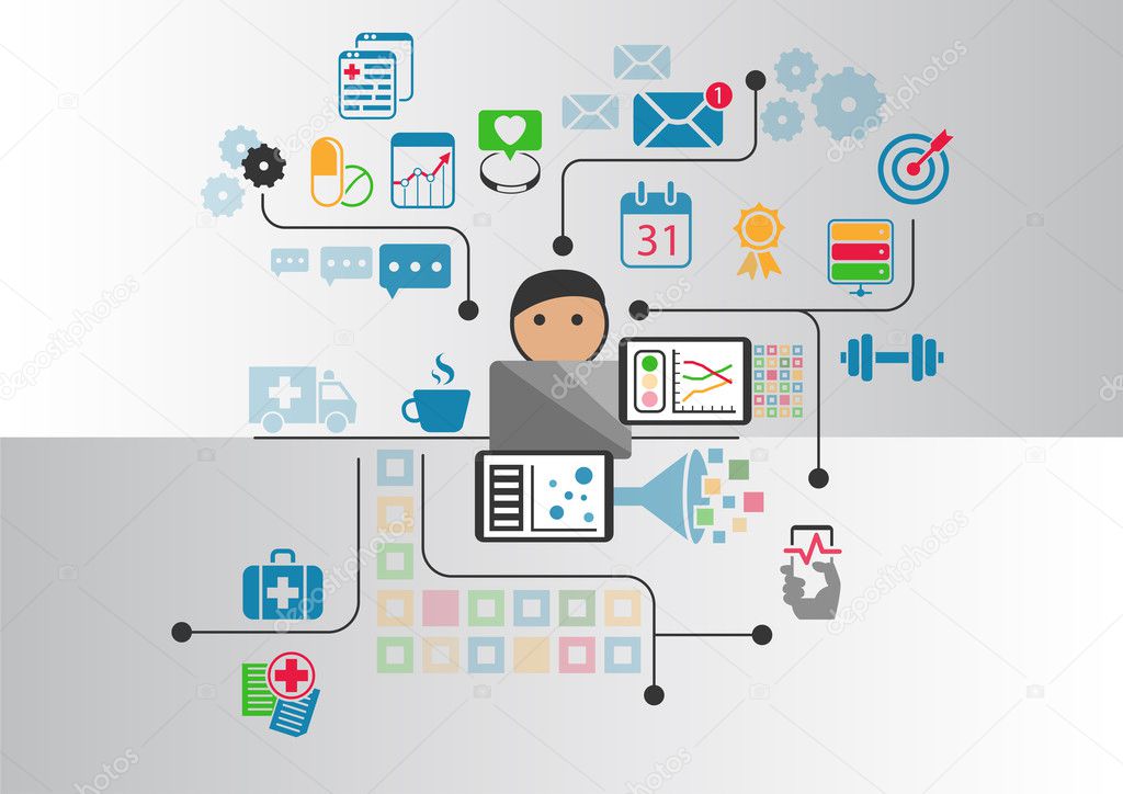 Resultado de imagen para salud informÃ¡tica o digital animados