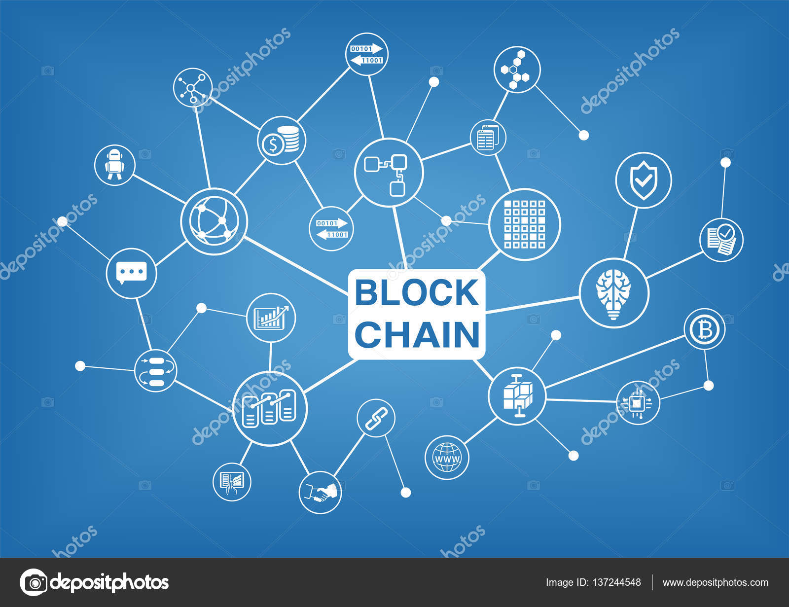 ブロックチェーン Vector Art Stock Images Depositphotos