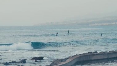 Uçurtma sörfü Atlantik Okyanusu, aşırı yaz sporu. Kanarya Adaları.