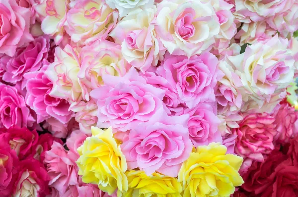 Renkli kumaş çiçek desen güzel stili arka plan.