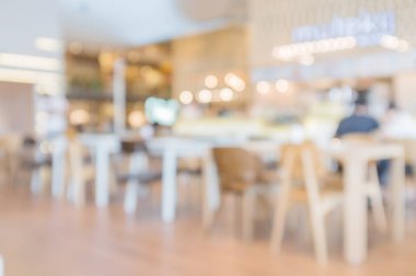 Restoranın bokeh görüntü ile arka plan bulanıklık.