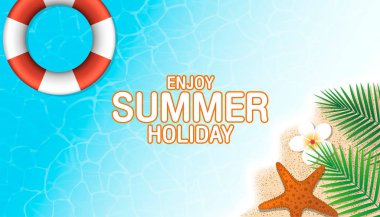 Yaz tatil arka plan tadını çıkarın. Sezon tatil, hafta sonu. Vecto