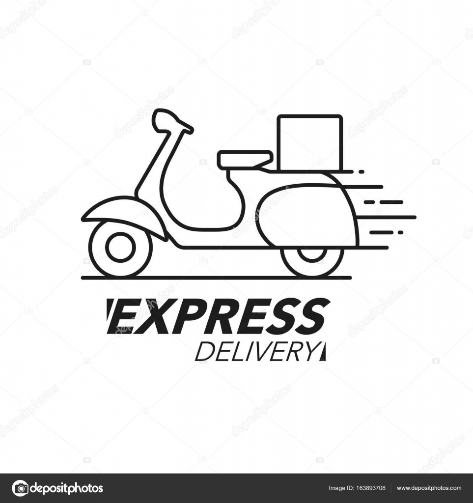 Express delivery icon concept. Scooter motorcycle service, order Stock  Vector by ©koson.photo.gmail.com 163893708