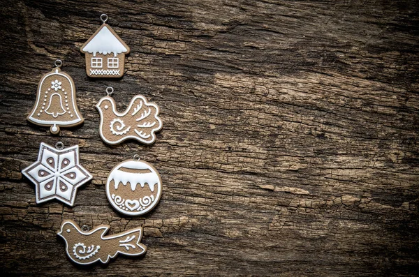 Noel dekorasyonları ahşap tablo kopya alanı. 