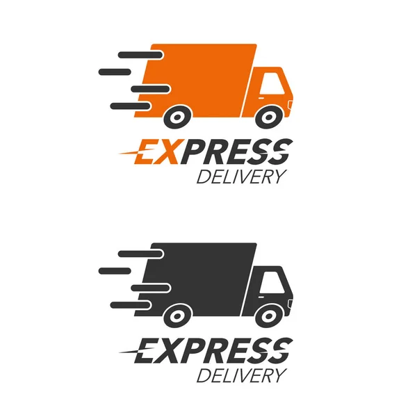 Concepto de icono de entrega urgente. Servicio de camiones, orden, en todo el mundo , — Vector de stock