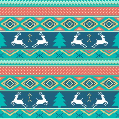 Noel ve mutlu yeni yıl desen. Sorunsuz geleneksel ornam