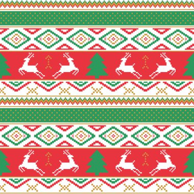 Noel ve mutlu yeni yıl desen. Sorunsuz geleneksel ornam