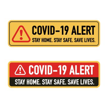Evde kal, kaydetmeye devam et, işaretleme vektör tasarımı konseptini hayat kurtar. Covid-19 Coronavirus Novel Coronavirus 'u (2019-nCoV) durdurun, kendinizi koruyun ve virüsün başkalarına yayılmasını önleyin. Vektör illüstrasyonu.